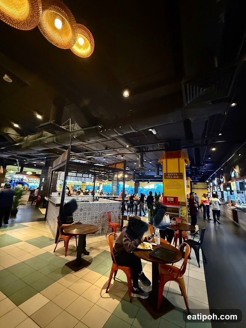 Food court interior