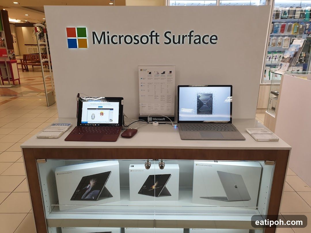 Microsoft Surface Display Booth