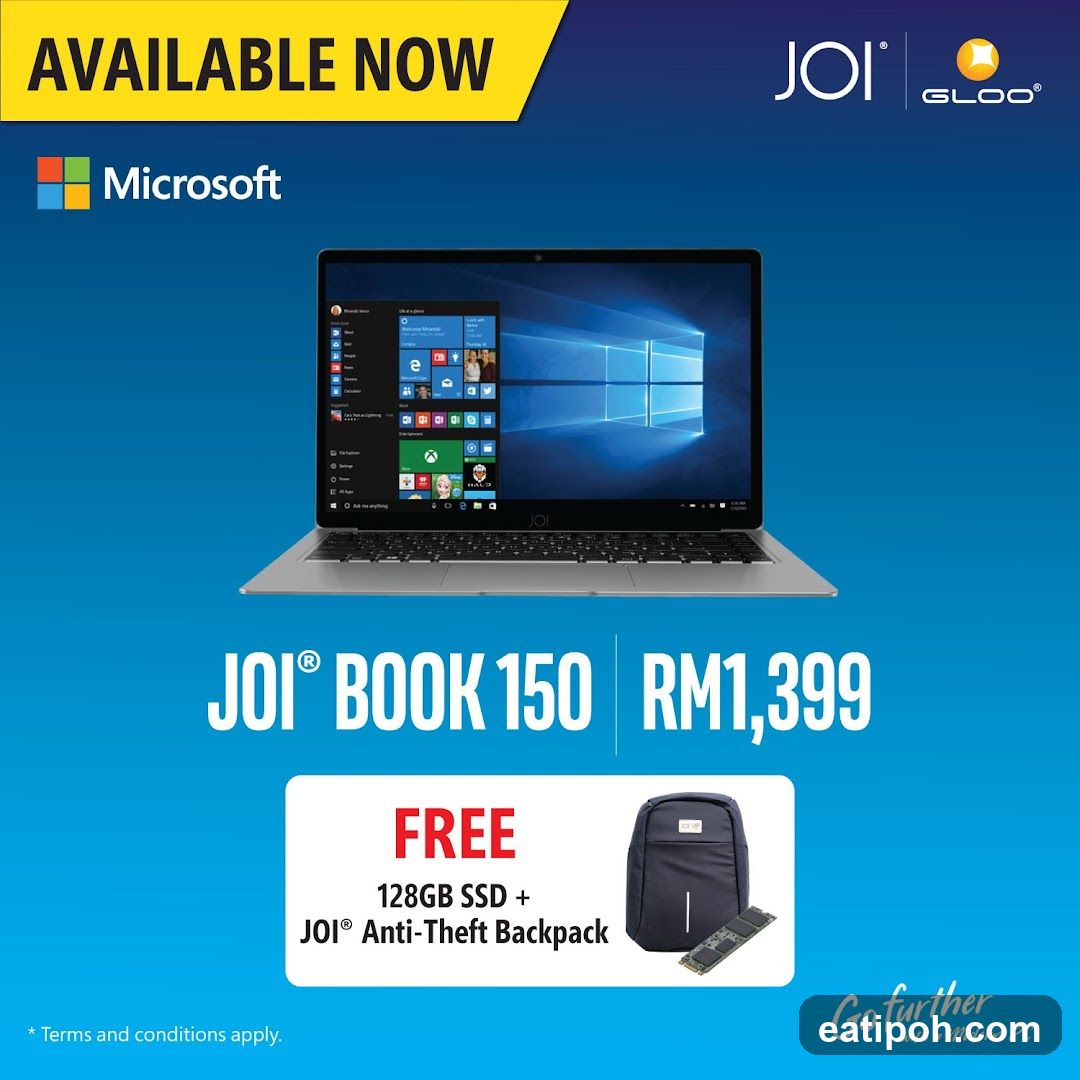 JOI Book 150 Laptop Advertisement