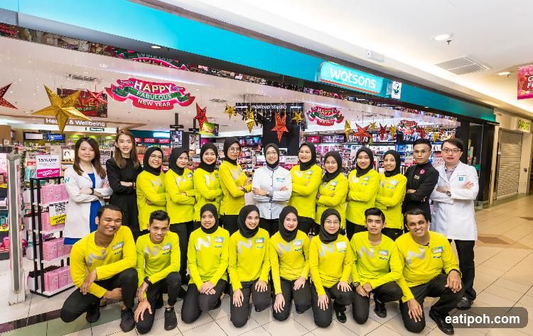 Watsons Store Interior Group Photo