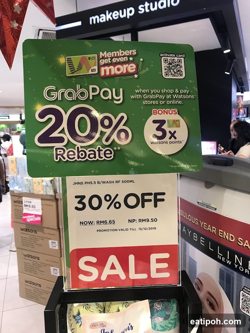 Watsons Store Interior Promotion Signage