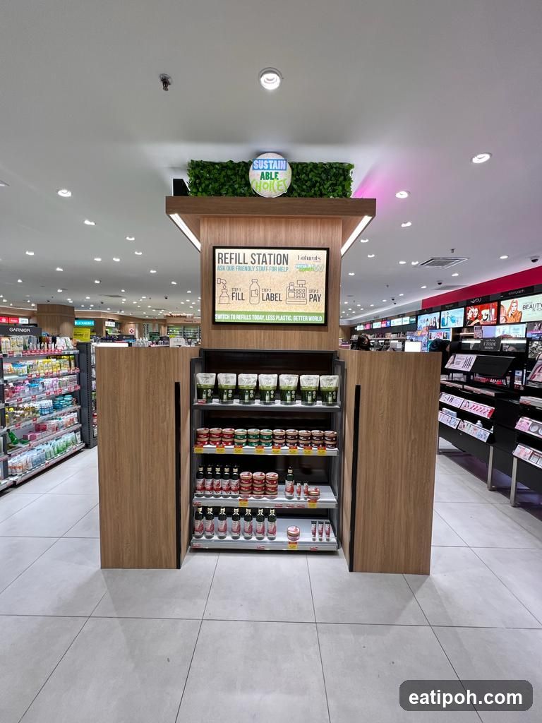Refill Station in Retail Store