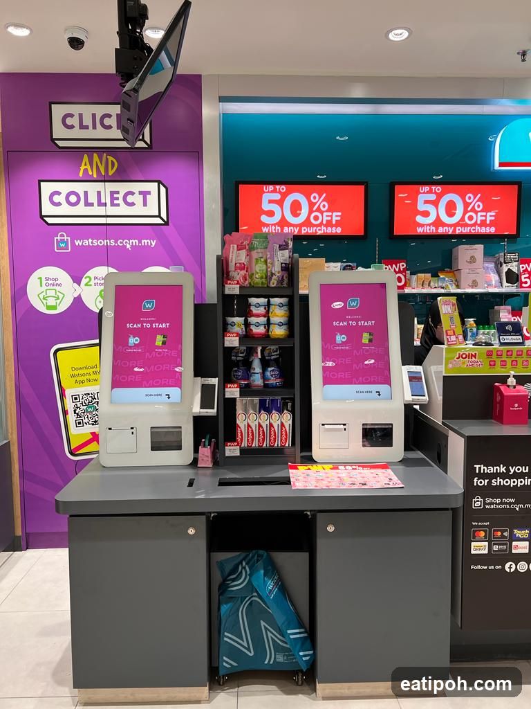 Watsons Click & Collect Area
