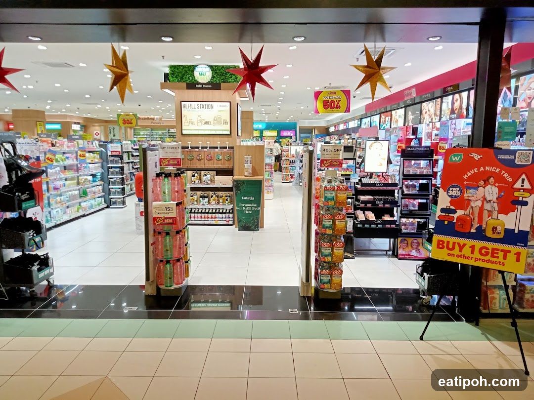 Interior of a retail store