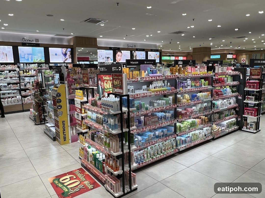 Interior of a retail store