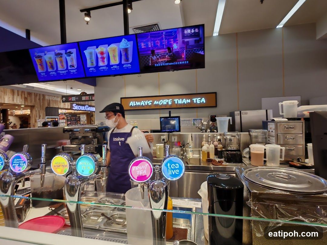 Tealive Tea Shop Interior