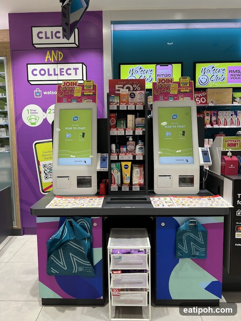 Watsons Click & Collect Area