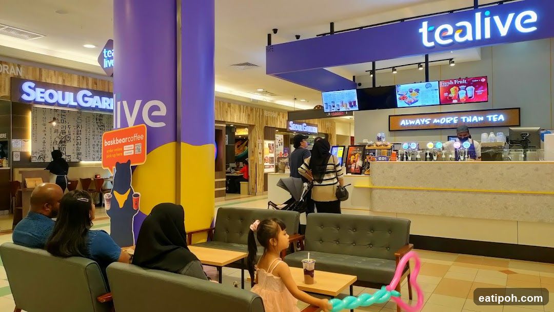 Tealive Store Interior