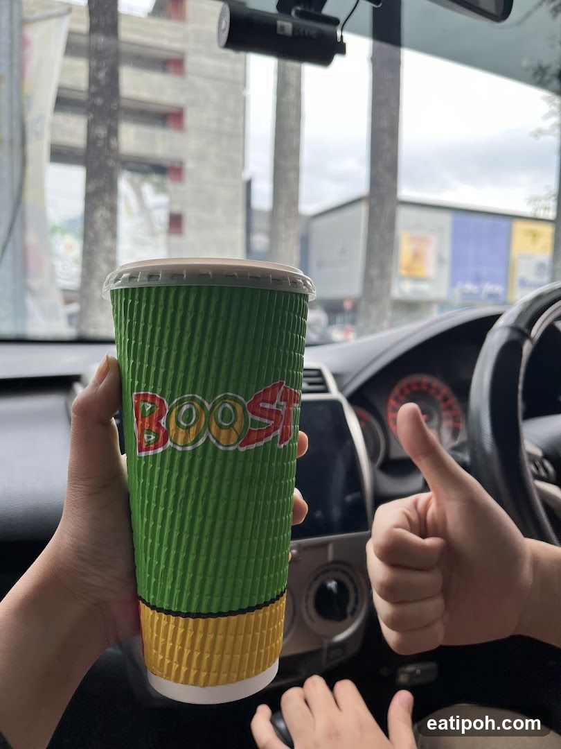 Car interior with Boost cup