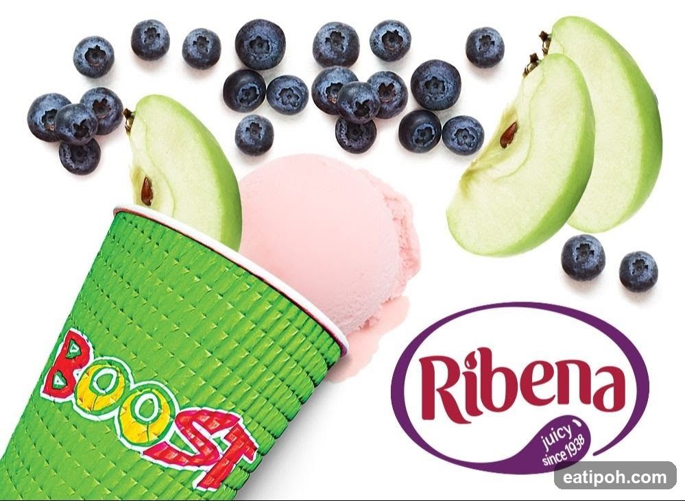 Boost Drink with Ribena Logo