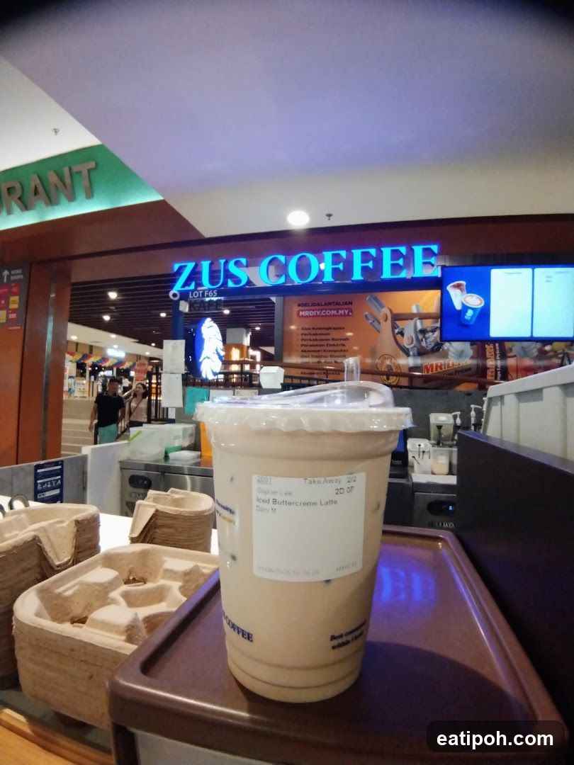 Zus Coffee Counter Interior