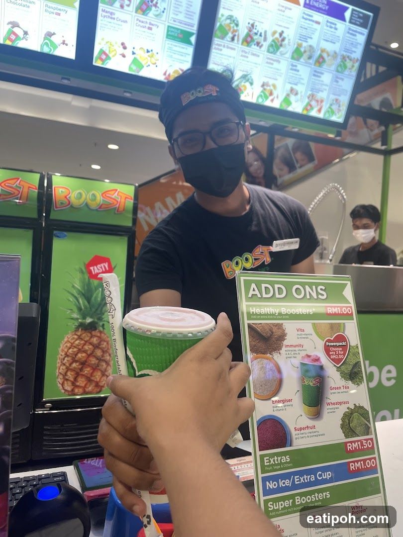 Boost Juice Shop Interior