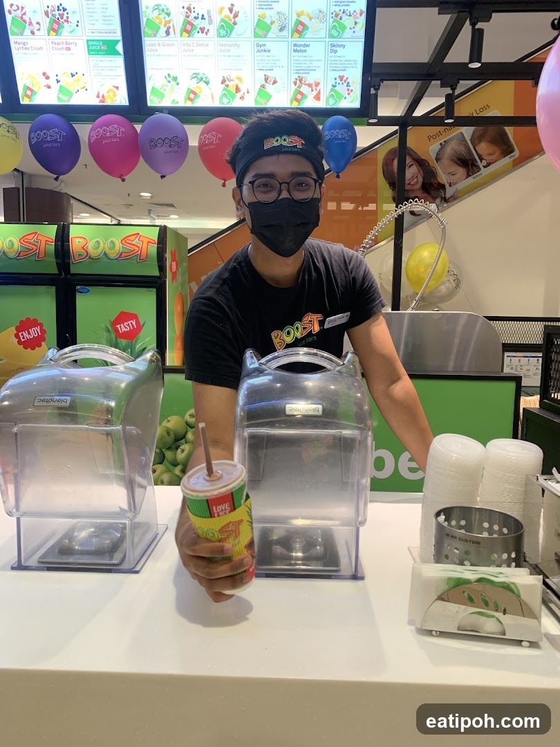 BOOST Juice Bar Counter