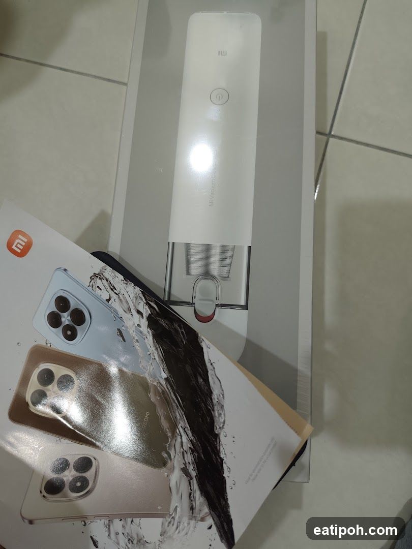 Product Packaging on Floor