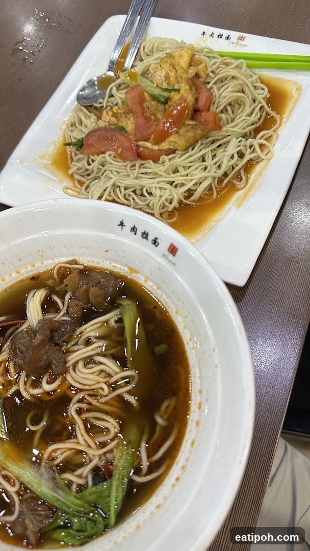 Noodles served in bowls