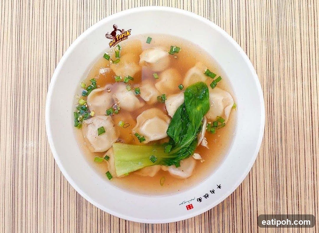 Wonton Soup in Bowl
