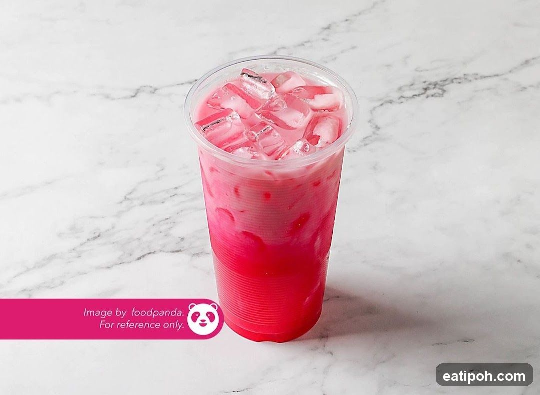 Pink Iced Beverage