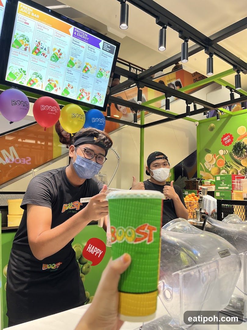 Boost Juice Bar Interior