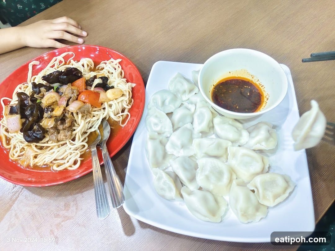 Dining Table with Food