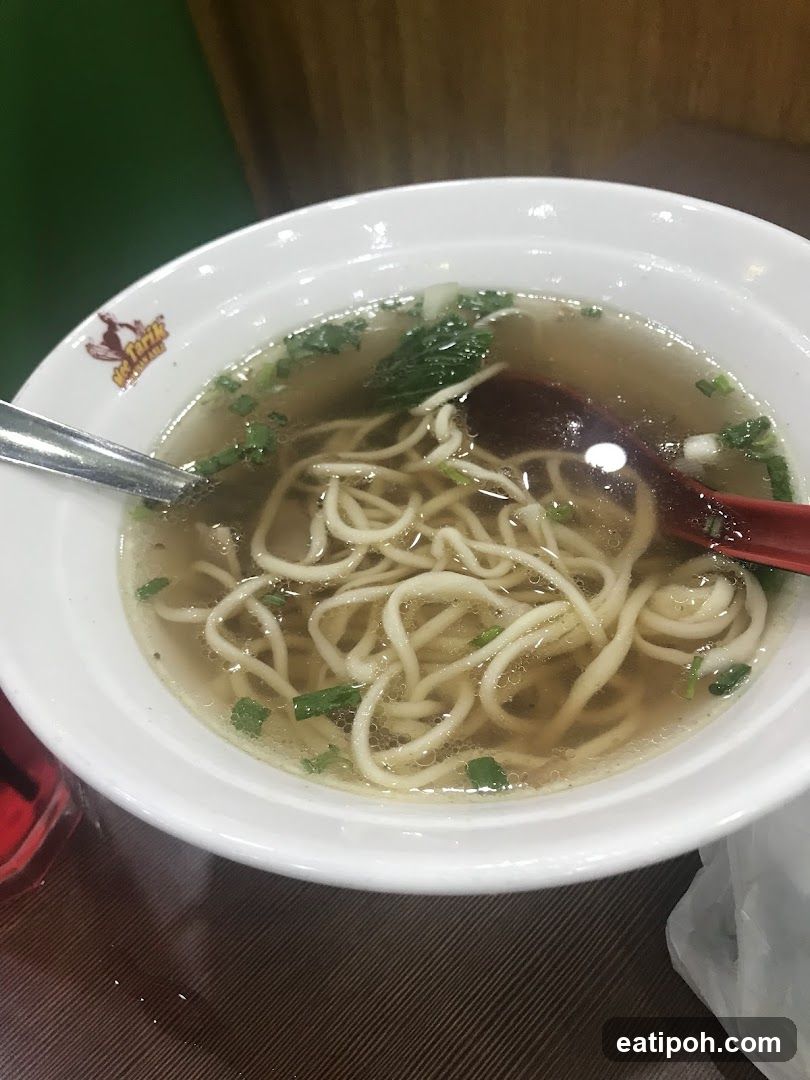 Noodle Soup in Bowl