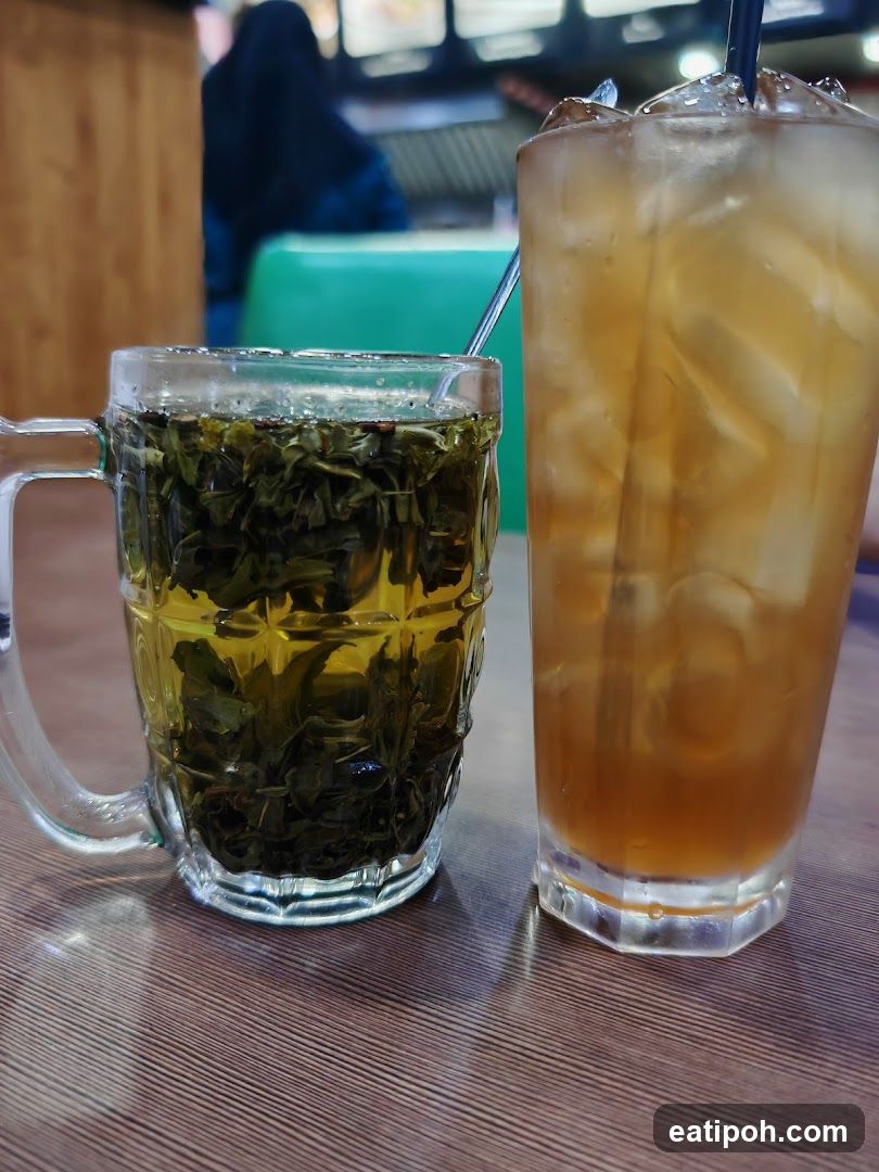 Two beverages on a table