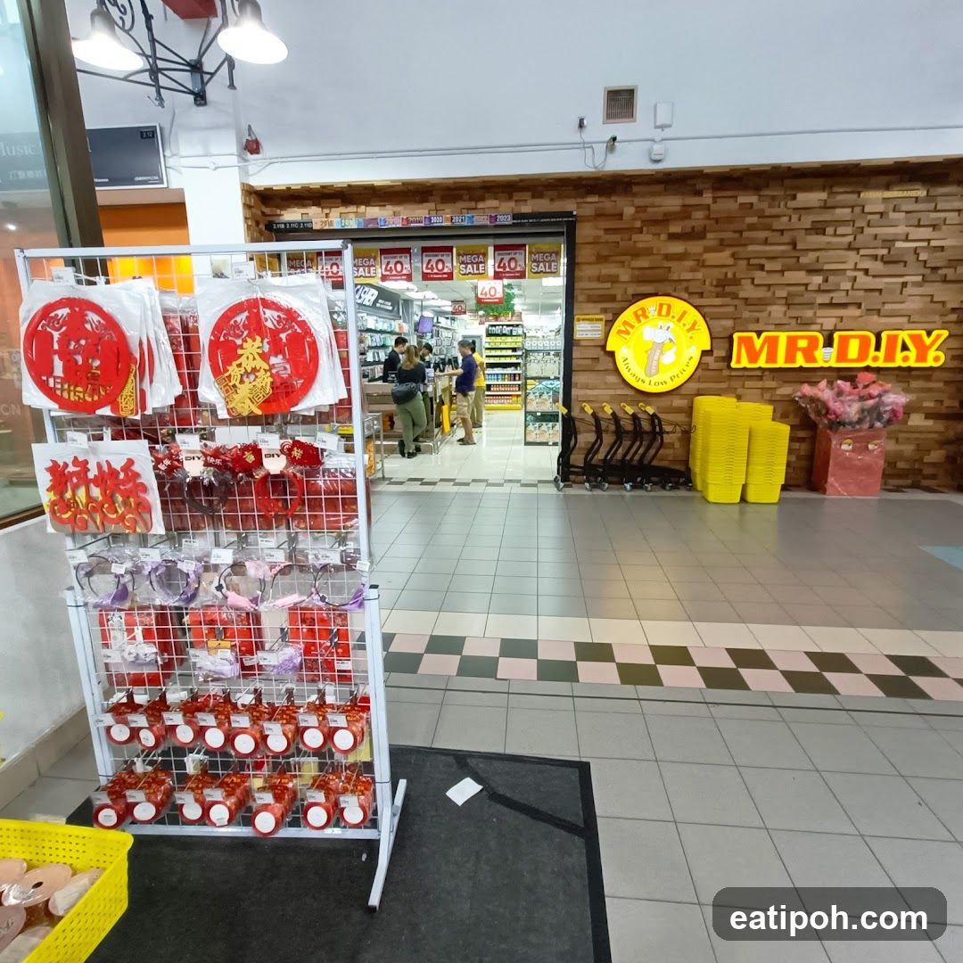 MR. DIY Store Entrance with Decorations