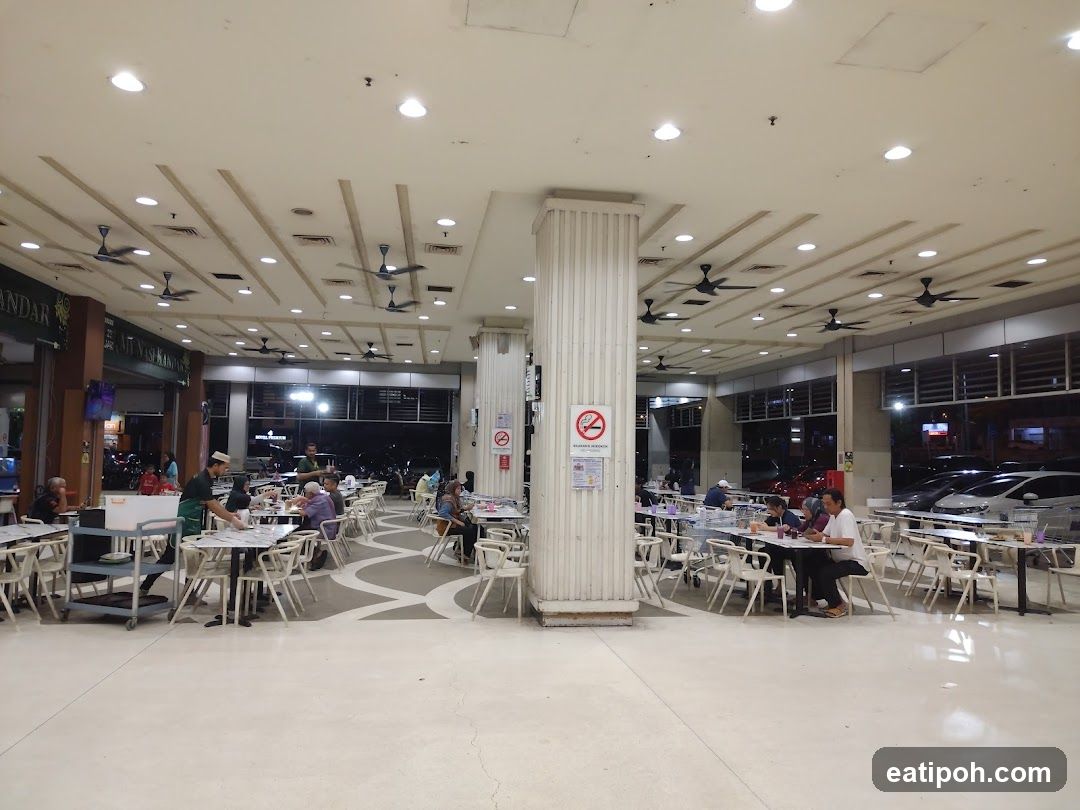 Indoor dining area