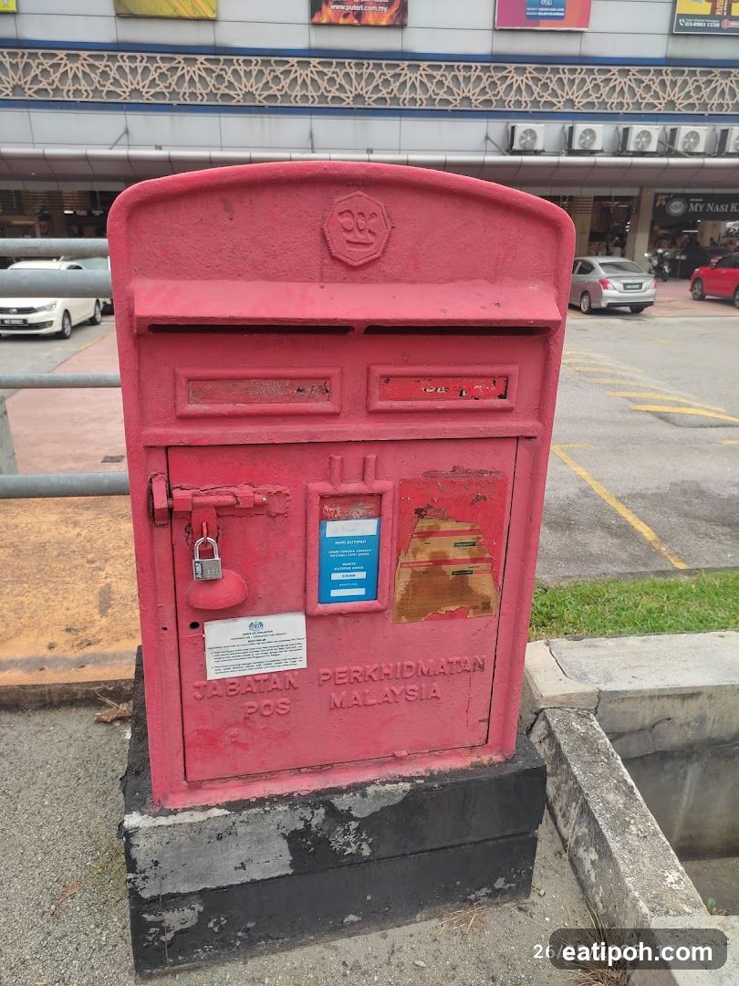 Red Malaysian Post Office Box