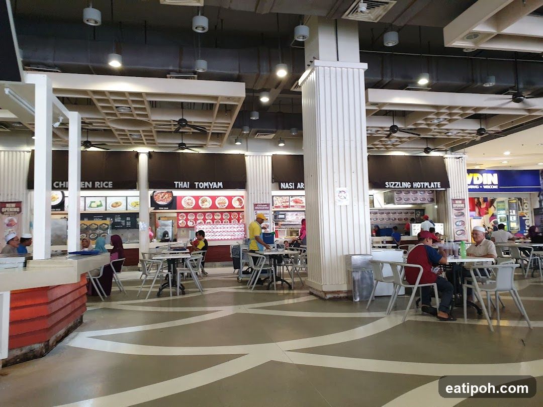 Food court interior