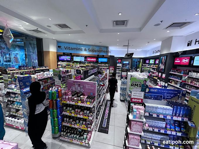 Interior of a pharmacy or retail store