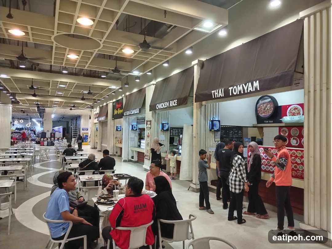 Food court interior