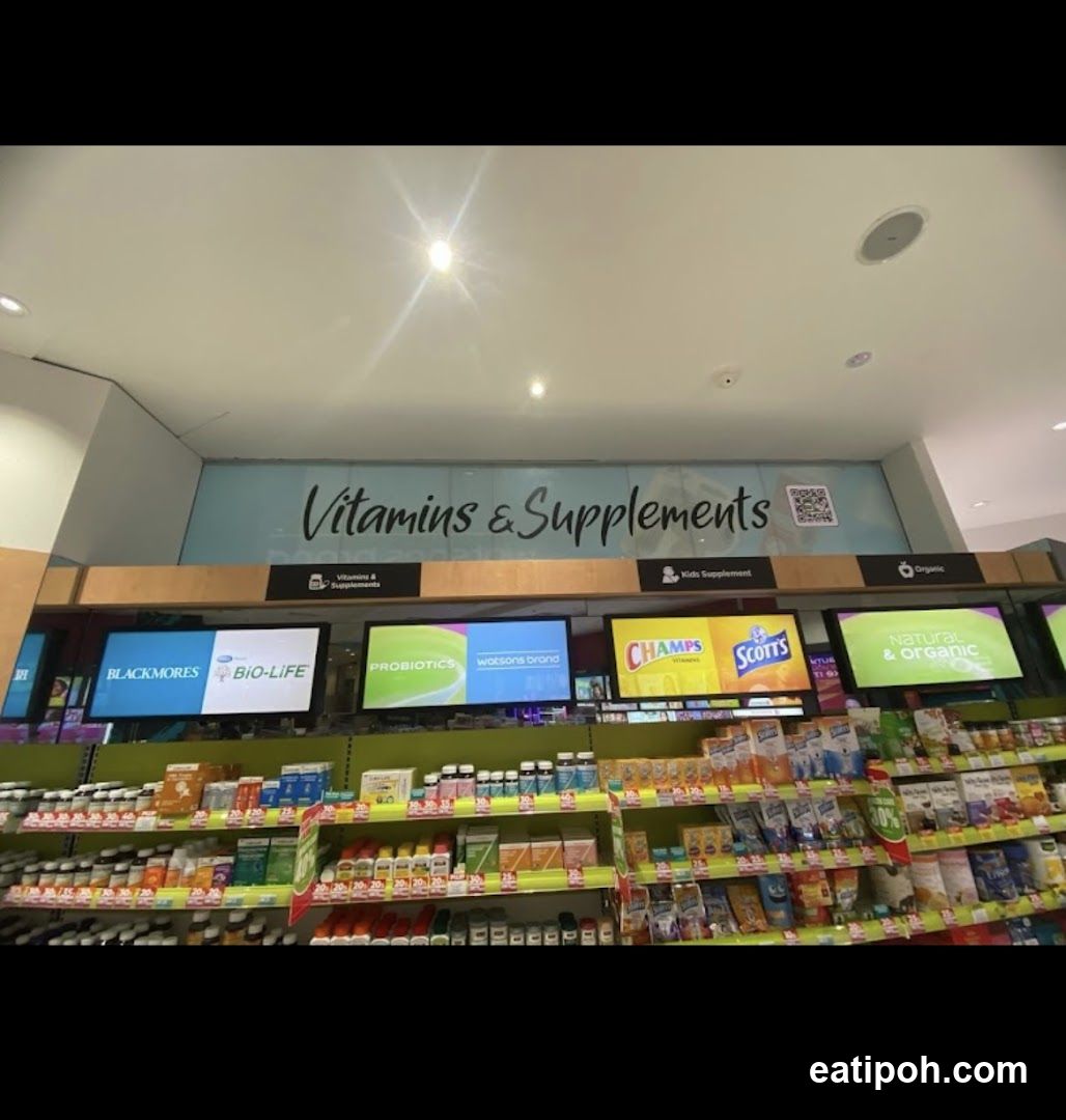 Vitamins & Supplements Section