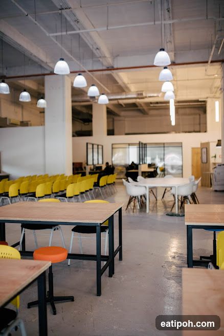 Interior of a modern office or co-working space