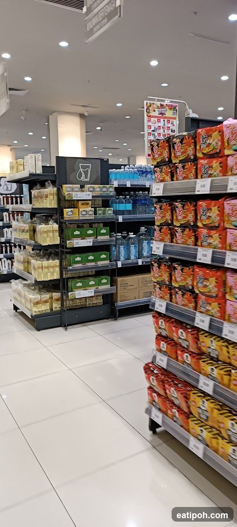 Supermarket Interior Aisle