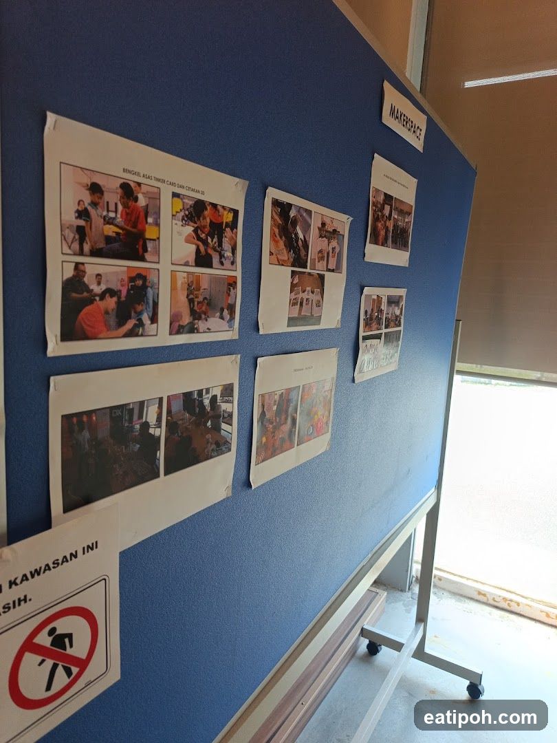 MakerSpace Display Wall