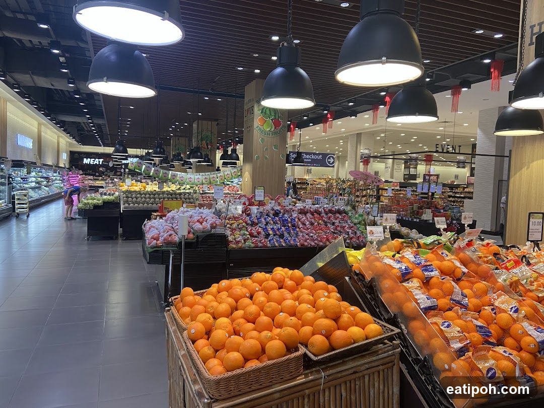 Supermarket Interior - Fresh Produce Section