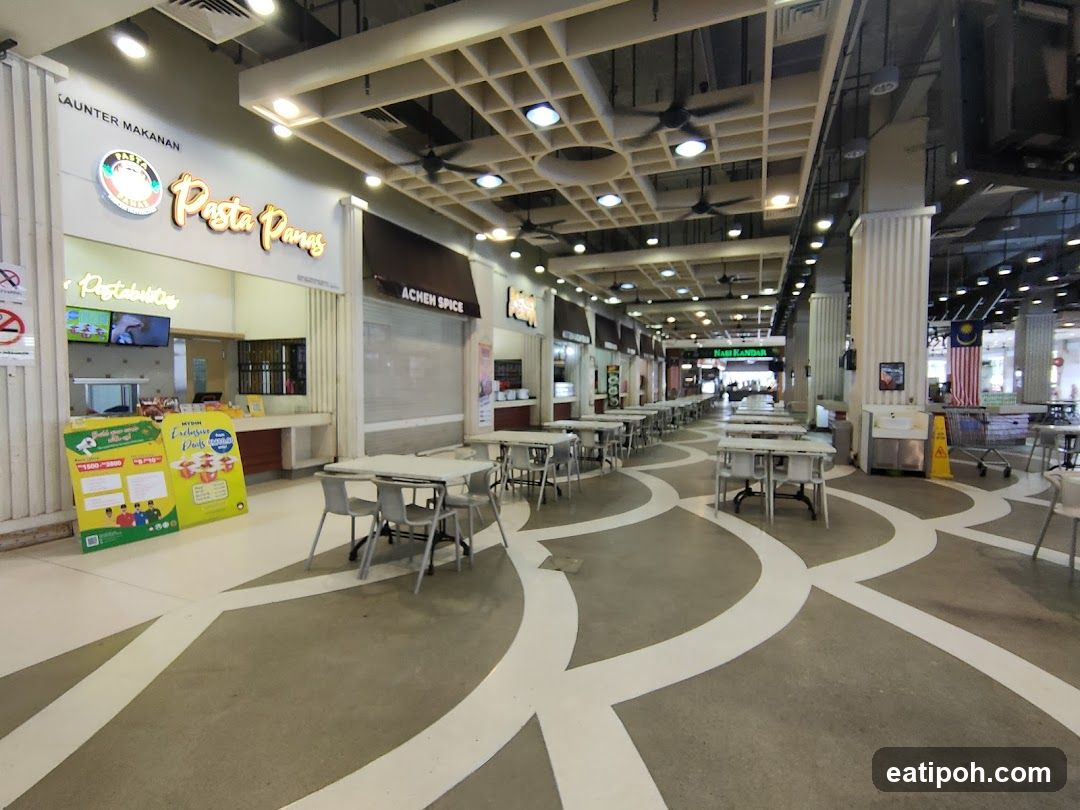 Food court interior