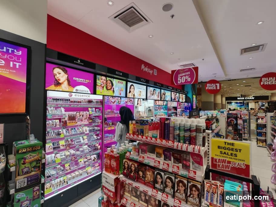 Interior of cosmetics store