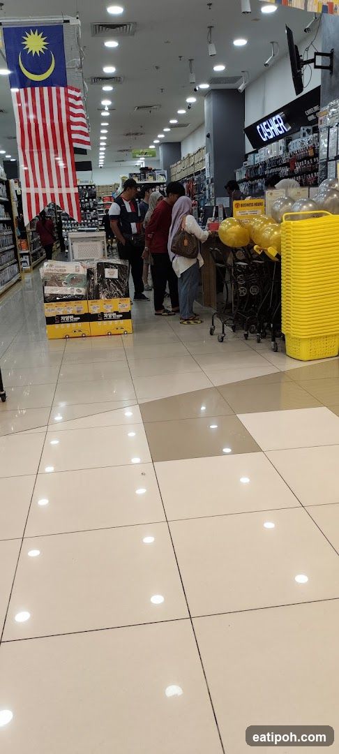 Inside a retail store
