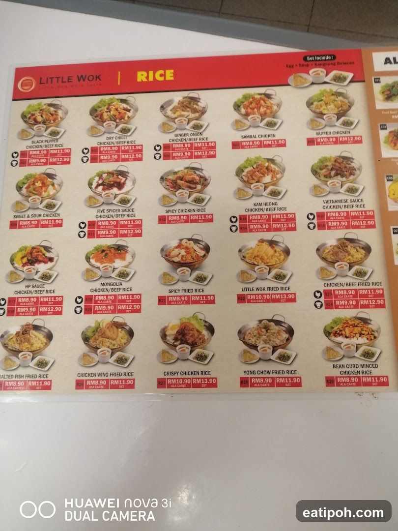 Little Wok Rice Menu