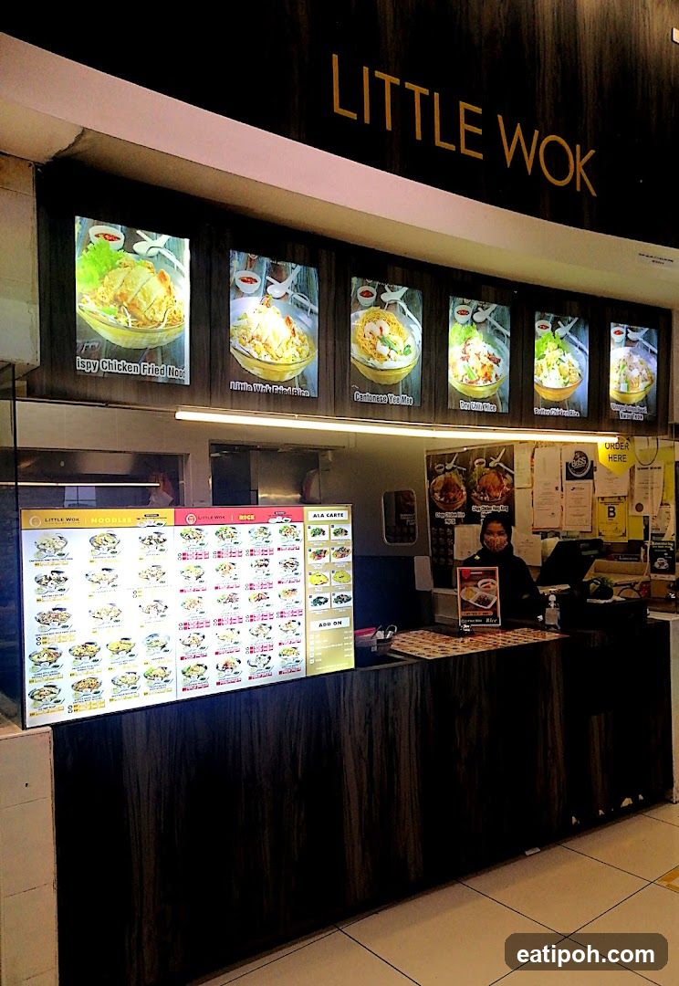 Little Wok Food Stall Interior