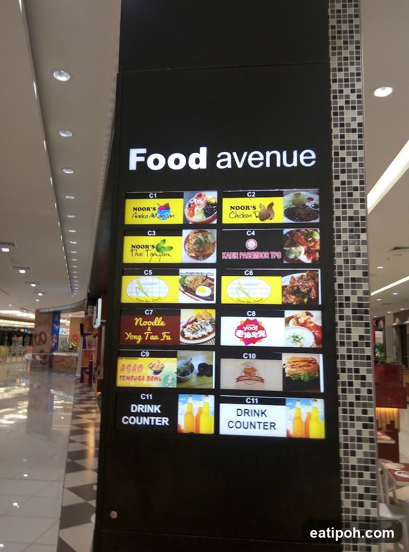 Food Avenue Signage