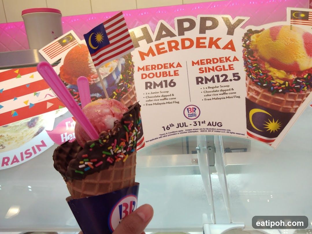 Happy Merdeka Promotion Display