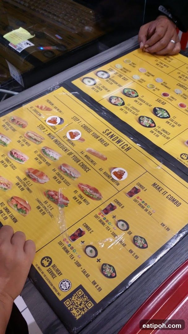 Sandwich Menu