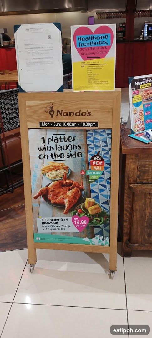 Nando's Restaurant Interior Signage
