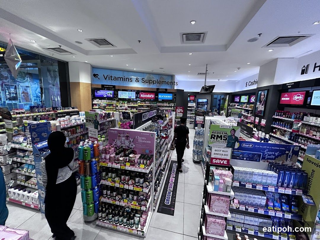 Interior of a pharmacy or health & beauty store