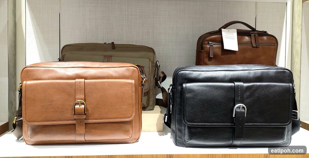 Leather Bags Display