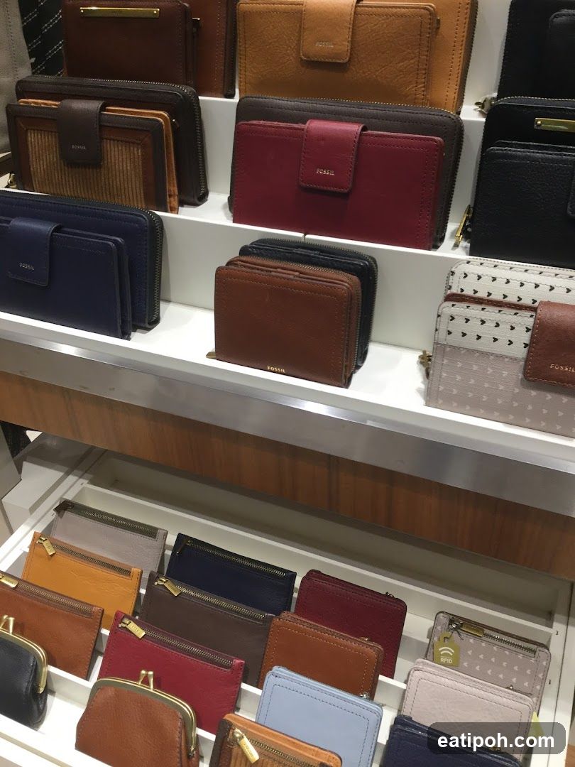 Fossil Wallet Display