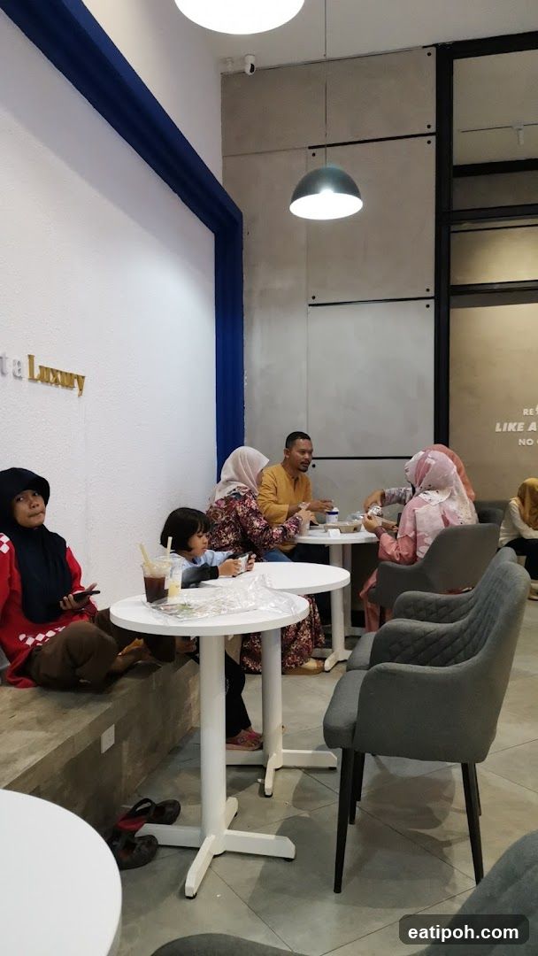 Interior of a café or lounge