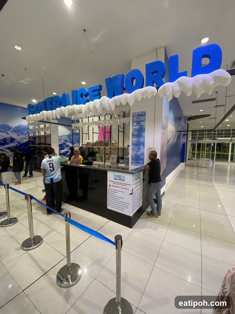 Sentra Ice World Entrance